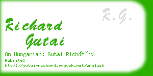 richard gutai business card